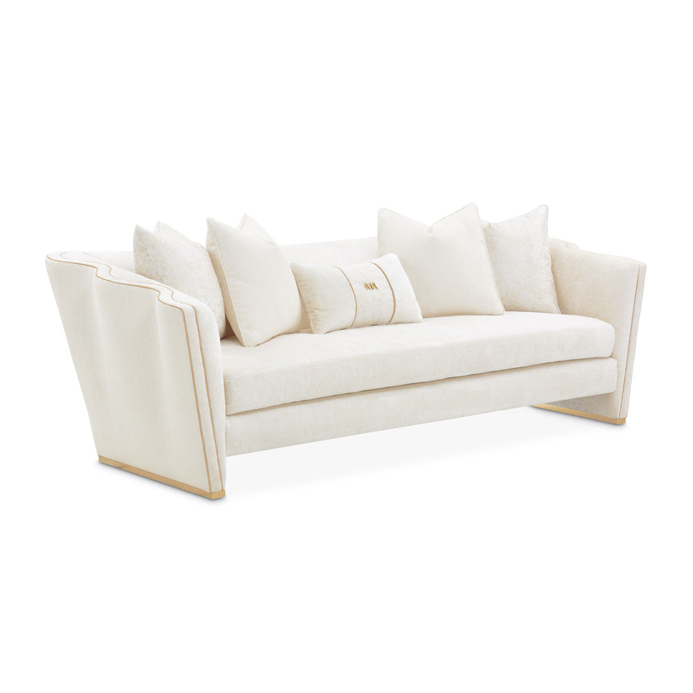 AICO by Michael Amini - La Terrazza Sofa - Starlight/Light Champagne - 9092815-STRLT-124 view 3