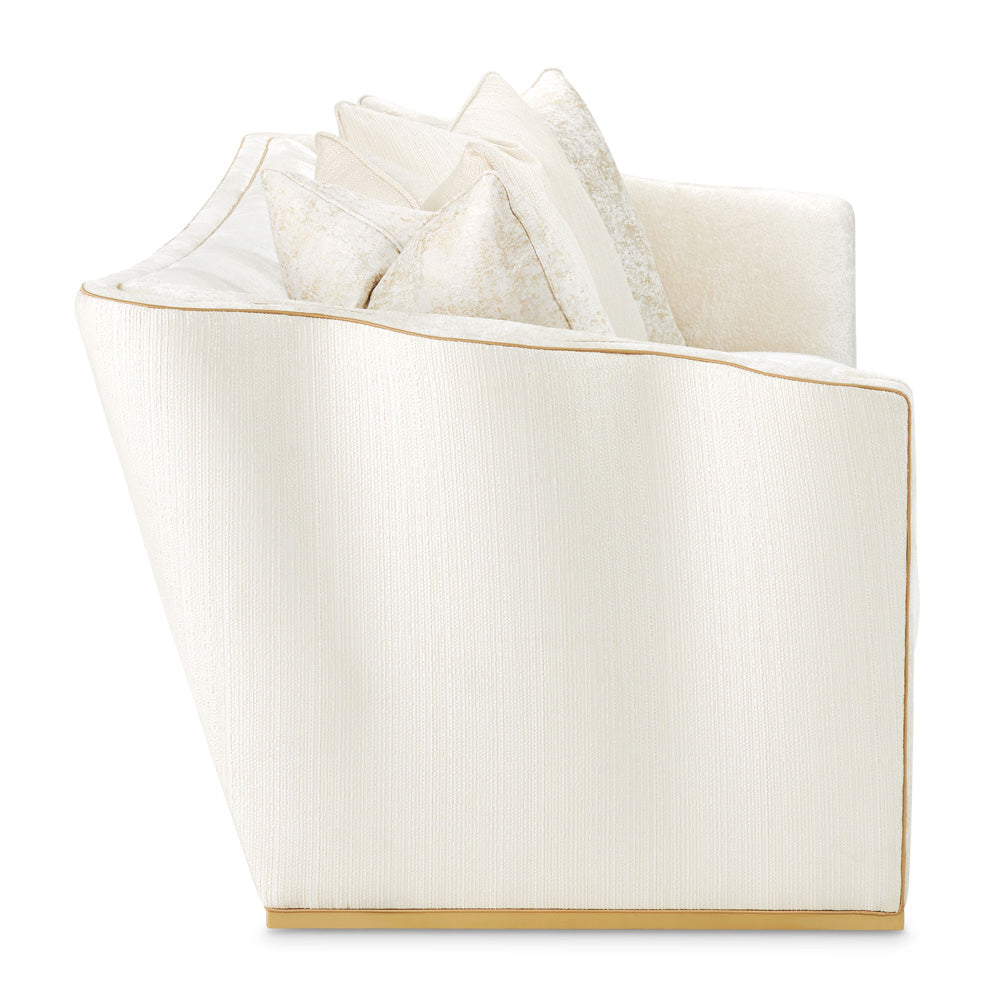 AICO by Michael Amini - La Terrazza Sofa - Starlight/Light Champagne - 9092815-STRLT-124 view 4