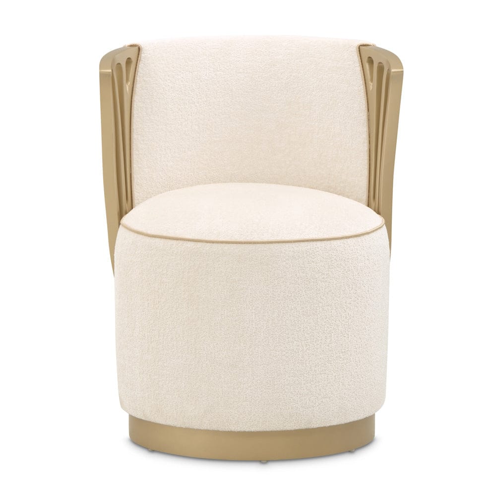 AICO by Michael Amini - La Terrazza Vanity Chair - Creamy Pearl - 9092804-112 view 2