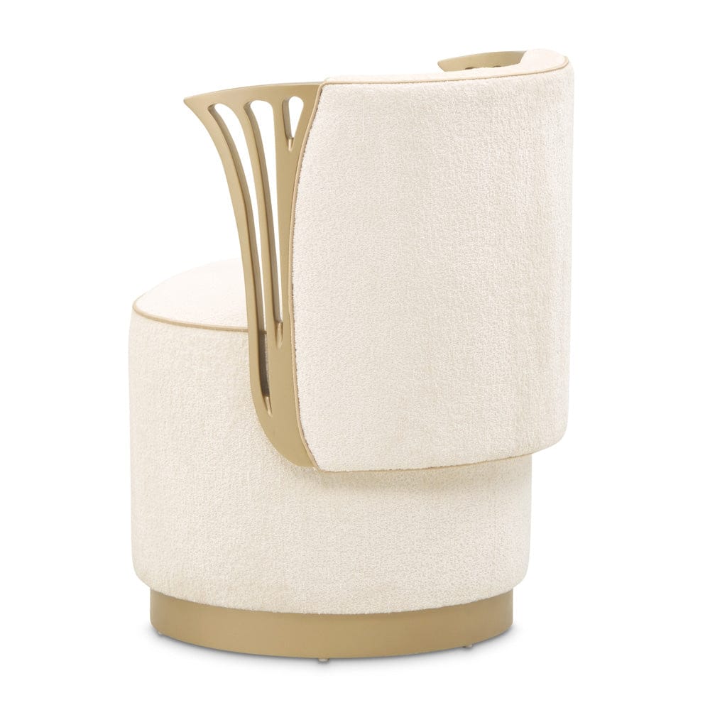 AICO by Michael Amini - La Terrazza Vanity Chair - Creamy Pearl - 9092804-112 view 8
