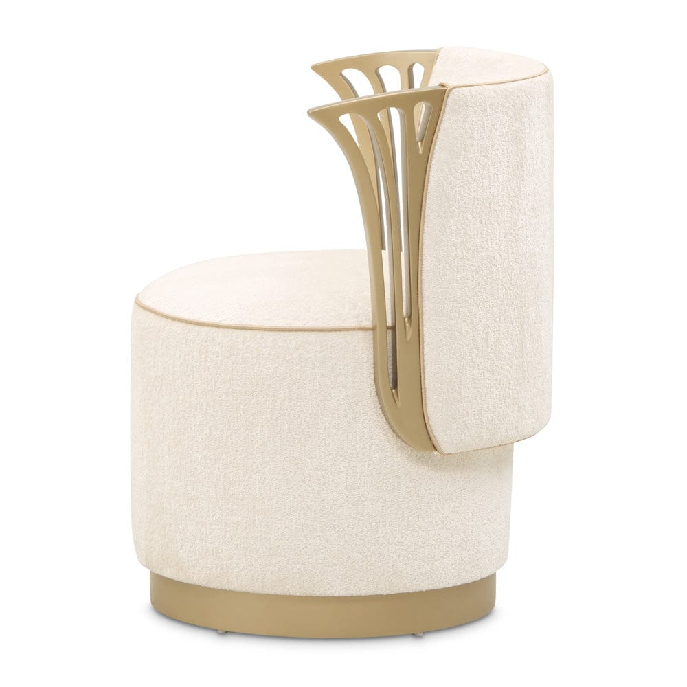 AICO by Michael Amini - La Terrazza Vanity Chair - Creamy Pearl - 9092804-112 view 9