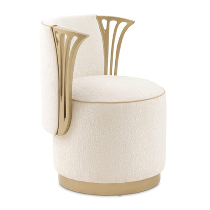 AICO by Michael Amini - La Terrazza Vanity Chair - Creamy Pearl - 9092804-112 view 10
