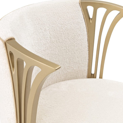 AICO by Michael Amini - La Terrazza Vanity Chair - Creamy Pearl - 9092804-112 view 11