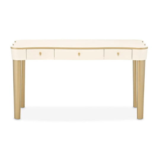 AICO by Michael Amini - La Terrazza Vanity Desk - Creamy Pearl - 9092058-112 view 2