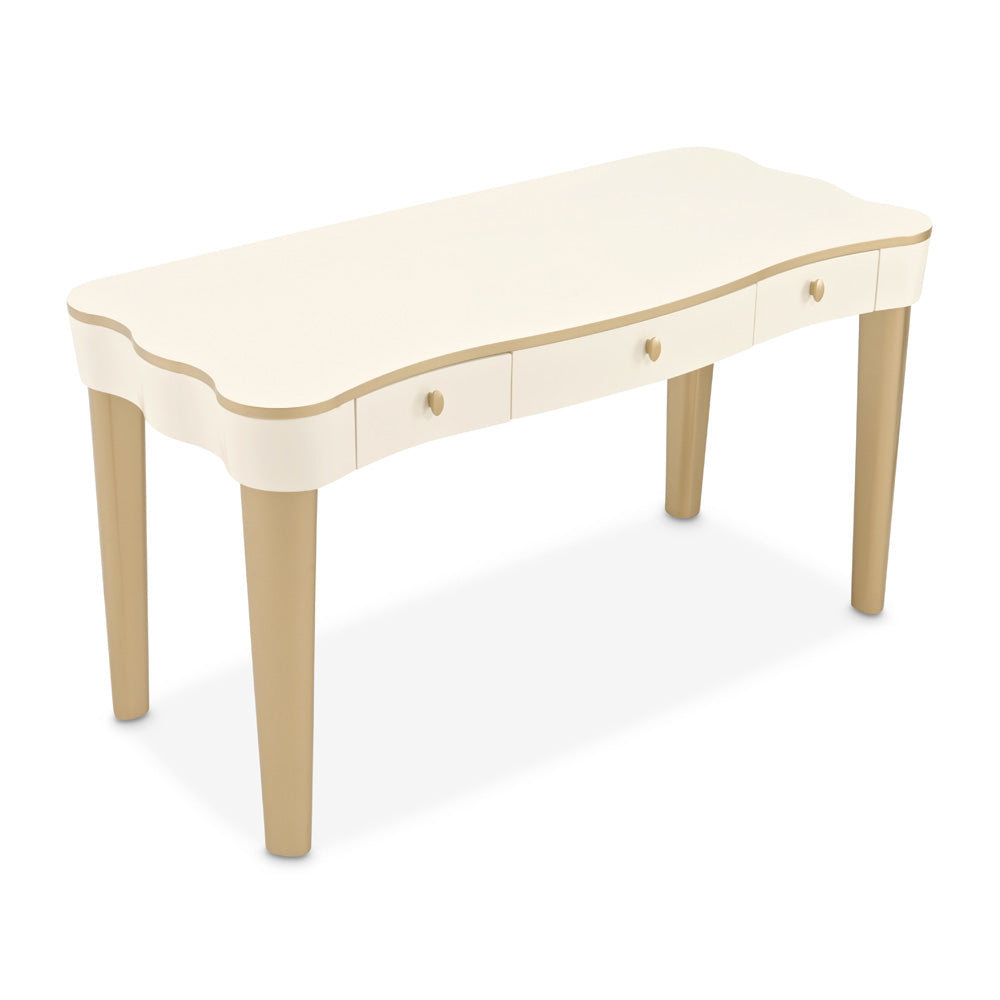 AICO by Michael Amini - La Terrazza Vanity Desk - Creamy Pearl - 9092058-112 view 3