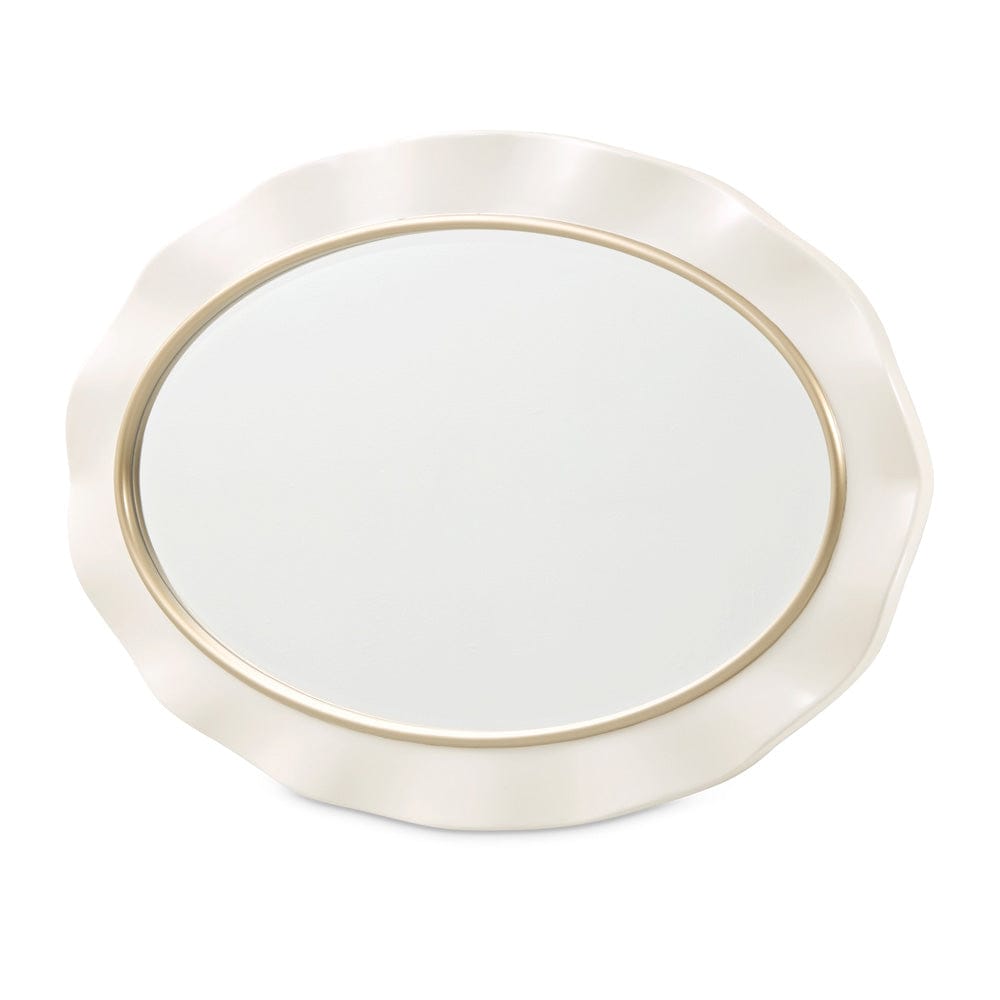 AICO by Michael Amini - La Terrazza Wall Mirror - Creamy Pearl - 9092260-112 view 1