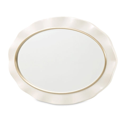 AICO by Michael Amini - La Terrazza Wall Mirror - Creamy Pearl - 9092260-112 view 1