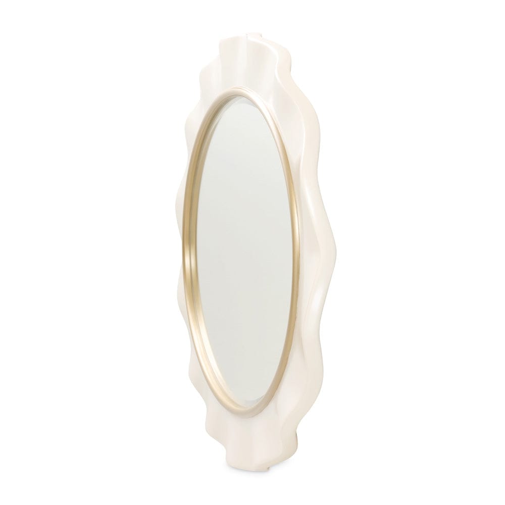 AICO by Michael Amini - La Terrazza Wall Mirror - Creamy Pearl - 9092260-112 view 3