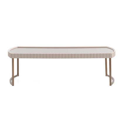 AICO by Michael Amini - Lisbon Cocktail Table - Silken Cream/Bronze - LFR-LSBN201-144 view 2