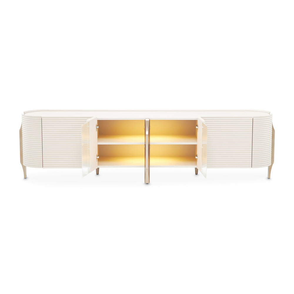 AICO by Michael Amini - Mod Dream Media Cabinet - Rich Champagne - LFR-MDRM081-142 view 4
