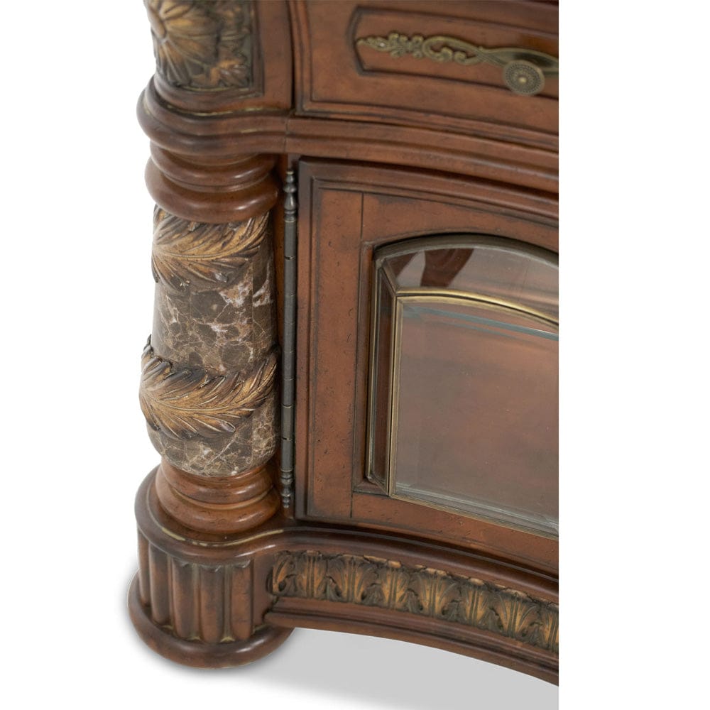 AICO by Michael Amini - Villa Valencia Buffet in Classic Chestnut - 72006-55 view 2
