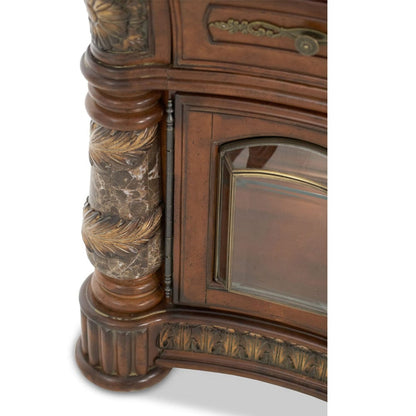 AICO by Michael Amini - Villa Valencia Buffet in Classic Chestnut - 72006-55 view 2