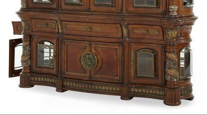 AICO by Michael Amini - Villa Valencia Buffet in Classic Chestnut - 72006-55 view 5