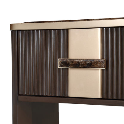 AICO by Michael Amini - West Kensington 1-Drawer Nightstand - Medium Espresso - 9096040-417 view 10