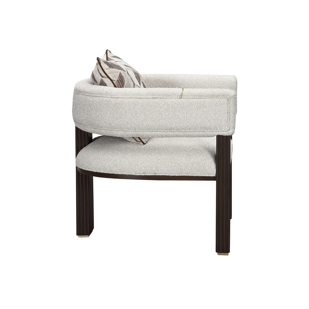AICO by Michael Amini - West Kensington Accent Chair - Buff/Medium Espresso - 9096834-BUFF-417 view 4