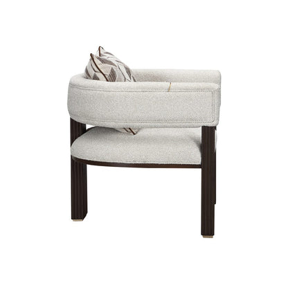 AICO by Michael Amini - West Kensington Accent Chair - Buff/Medium Espresso - 9096834-BUFF-417 view 4