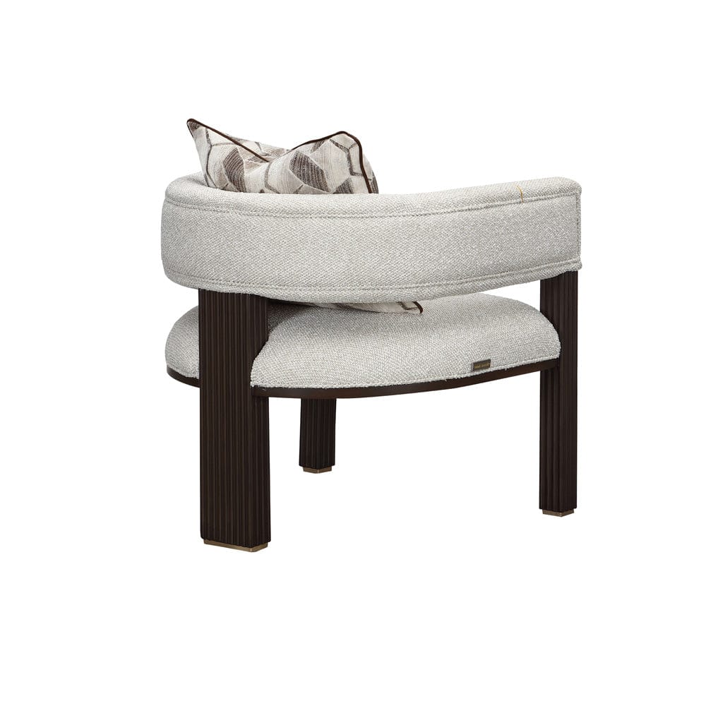 AICO by Michael Amini - West Kensington Accent Chair - Buff/Medium Espresso - 9096834-BUFF-417 view 5