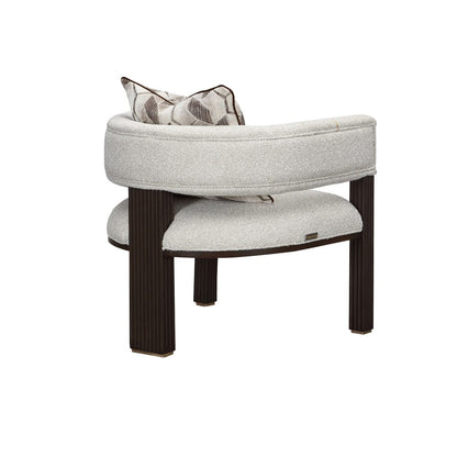 AICO by Michael Amini - West Kensington Accent Chair - Buff/Medium Espresso - 9096834-BUFF-417 view 5
