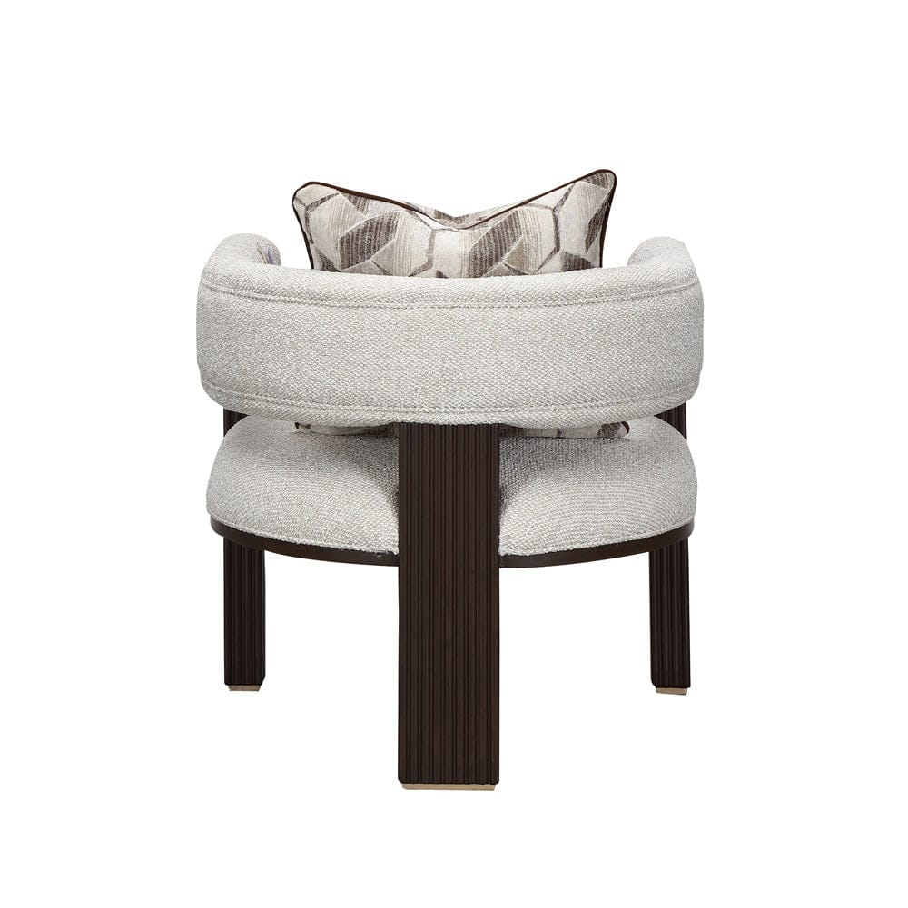 AICO by Michael Amini - West Kensington Accent Chair - Buff/Medium Espresso - 9096834-BUFF-417 view 6