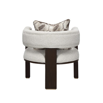 AICO by Michael Amini - West Kensington Accent Chair - Buff/Medium Espresso - 9096834-BUFF-417 view 6