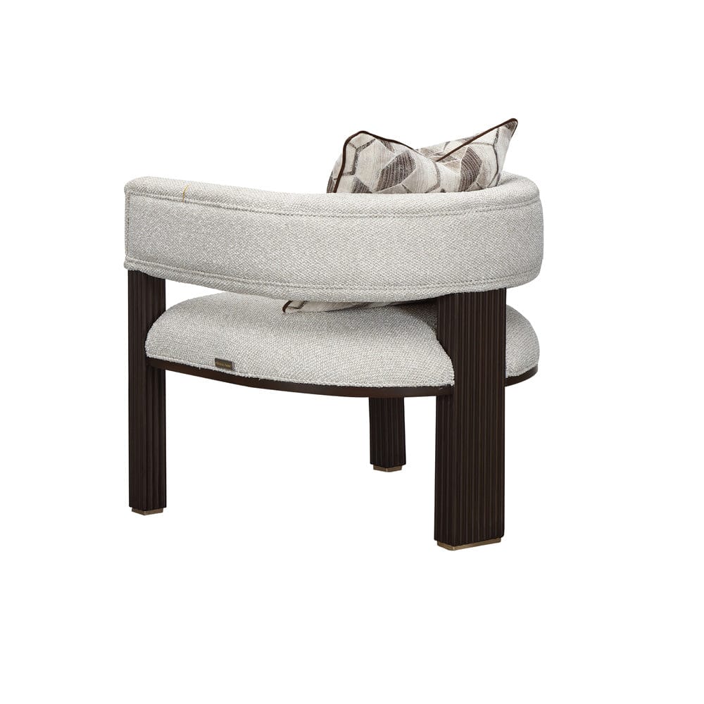 AICO by Michael Amini - West Kensington Accent Chair - Buff/Medium Espresso - 9096834-BUFF-417 view 7