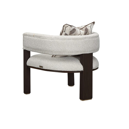 AICO by Michael Amini - West Kensington Accent Chair - Buff/Medium Espresso - 9096834-BUFF-417 view 7