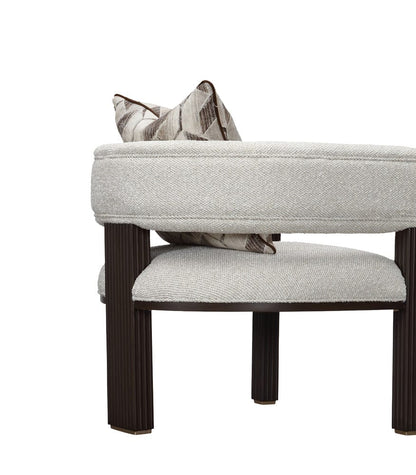 AICO by Michael Amini - West Kensington Accent Chair - Buff/Medium Espresso - 9096834-BUFF-417 view 10
