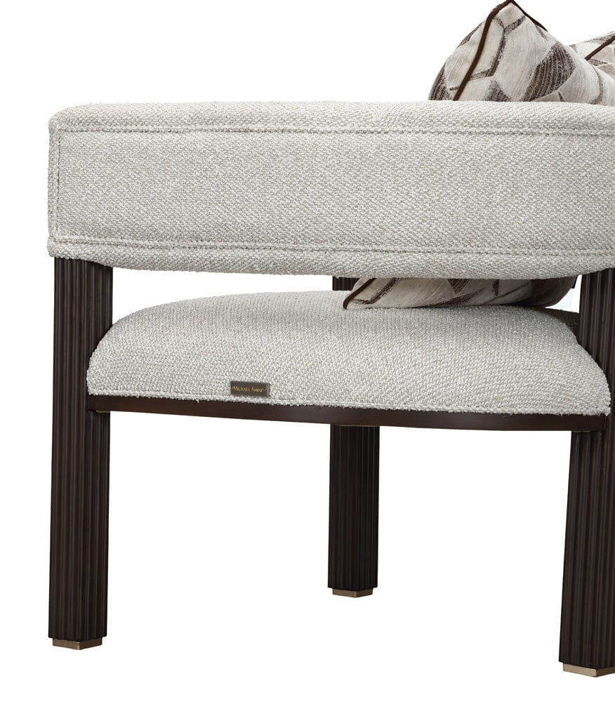 AICO by Michael Amini - West Kensington Accent Chair - Buff/Medium Espresso - 9096834-BUFF-417 view 11