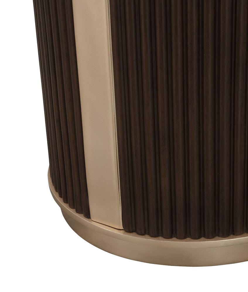 AICO by Michael Amini - West Kensington Chairside Table - Medium Espresso - 9096222-417 view 4