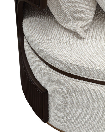 AICO by Michael Amini - West Kensington Chaise - Buff/Medium Espresso - 9096841-BUFF-417 view 10