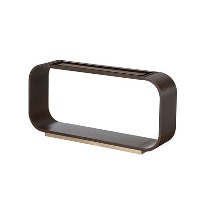 AICO by Michael Amini - West Kensington Console Table - Medium Espresso - 9096223-417 view 1