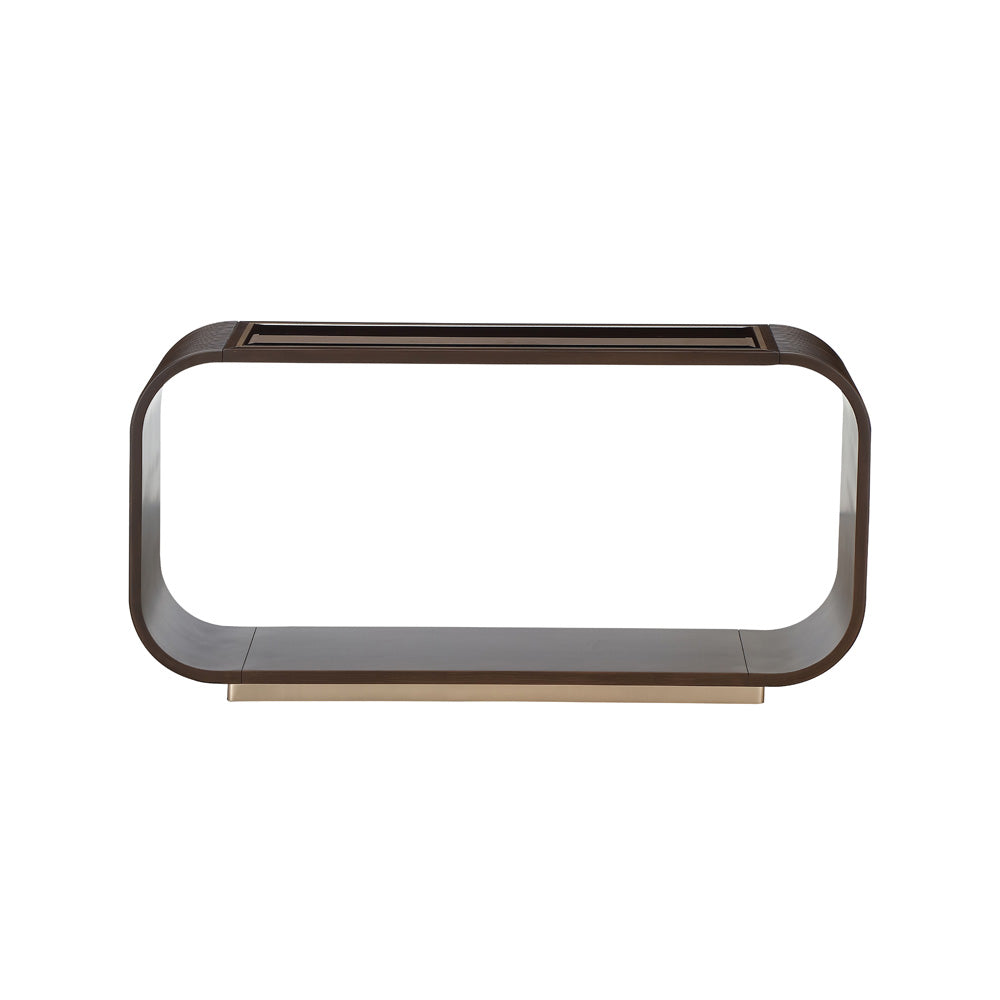 AICO by Michael Amini - West Kensington Console Table - Medium Espresso - 9096223-417 view 2