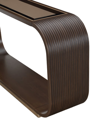 AICO by Michael Amini - West Kensington Console Table - Medium Espresso - 9096223-417 view 6