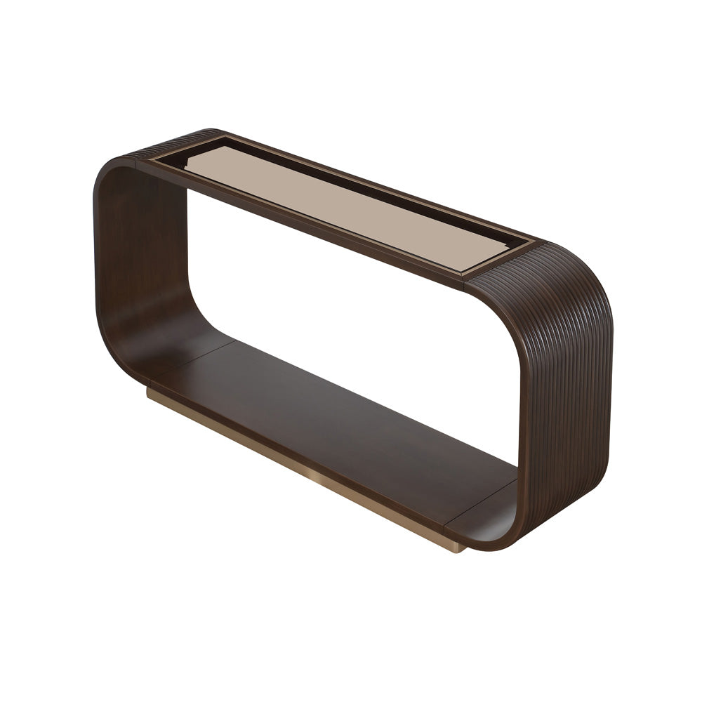 AICO by Michael Amini - West Kensington Console Table - Medium Espresso - 9096223-417 view 7