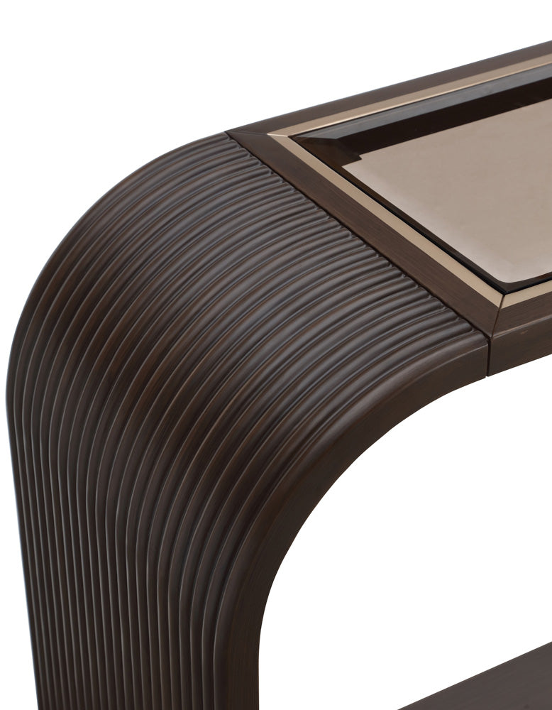 AICO by Michael Amini - West Kensington Console Table - Medium Espresso - 9096223-417 view 10