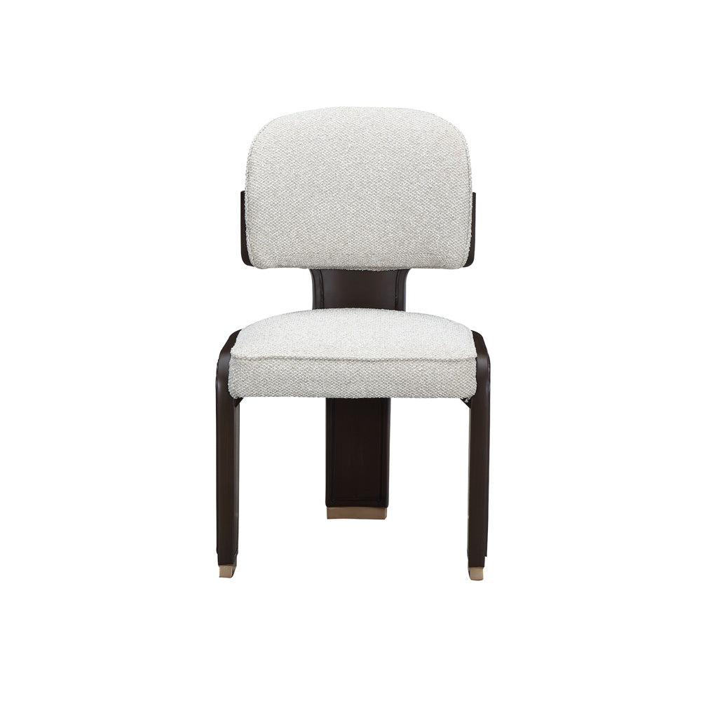 AICO by Michael Amini - West Kensington Dining Side Chair, Set of 2 - Buff/Medium Espresso - 9096003A-417 view 2