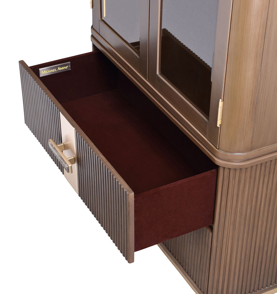 AICO by Michael Amini - West Kensington Display Cabinet - Medium Espresso - 9096209-417 view 8