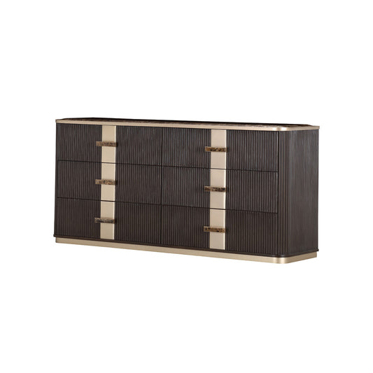 AICO by Michael Amini - West Kensington Dresser - Medium Espresso - 9096050SA-417 view 1