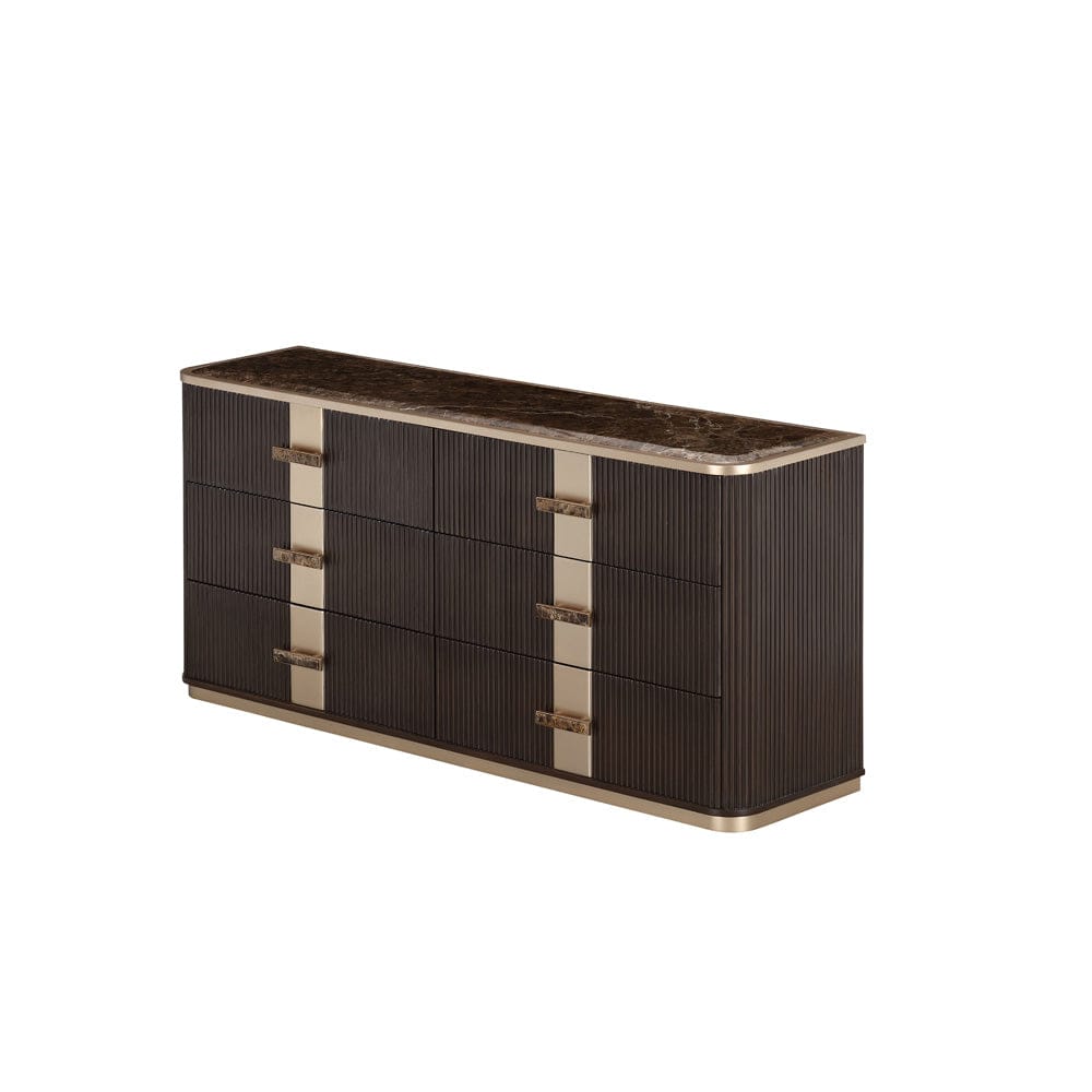 AICO by Michael Amini - West Kensington Dresser - Medium Espresso - 9096050SA-417 view 3
