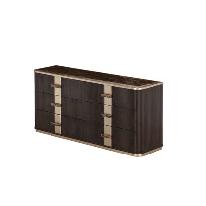 AICO by Michael Amini - West Kensington Dresser - Medium Espresso - 9096050SA-417 view 3
