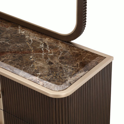 AICO by Michael Amini - West Kensington Dresser with Mirror - Medium Espresso - 9096050SA-260-417 view 3