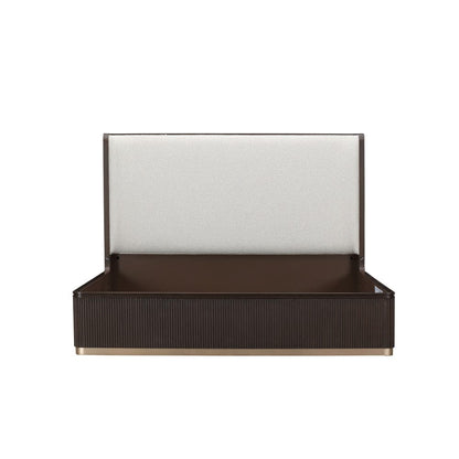 AICO by Michael Amini - West Kensington Eastern King Bed - Buff/Medium Espresso - 9096014EK3-417 view 3