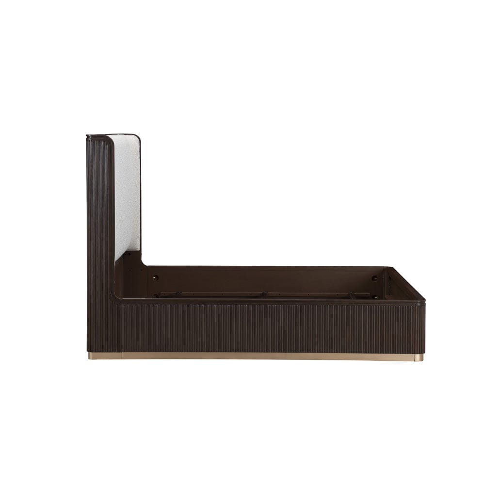 AICO by Michael Amini - West Kensington Eastern King Bed - Buff/Medium Espresso - 9096014EK3-417 view 5