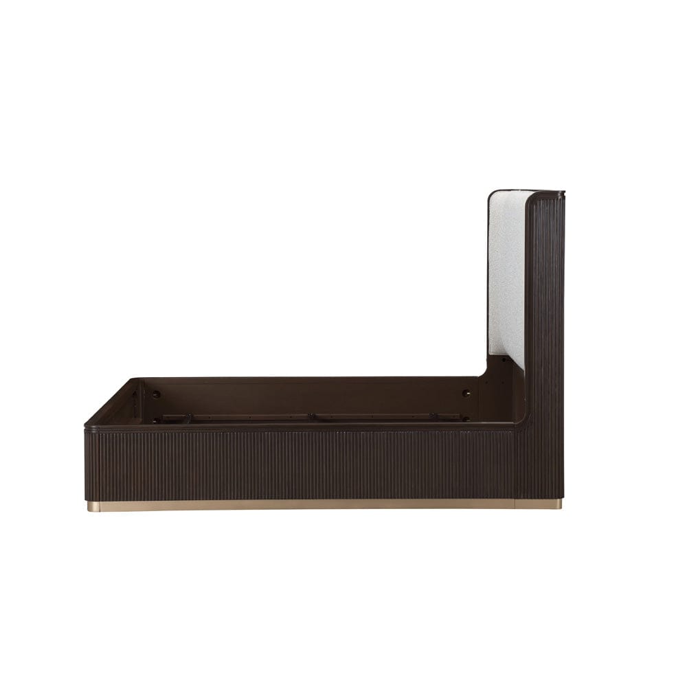 AICO by Michael Amini - West Kensington Eastern King Bed - Buff/Medium Espresso - 9096014EK3-417 view 6