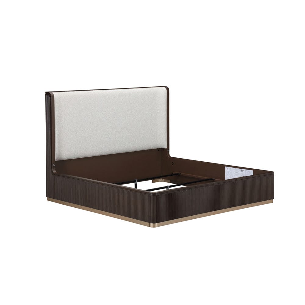 AICO by Michael Amini - West Kensington Eastern King Bed - Buff/Medium Espresso - 9096014EK3-417 view 7