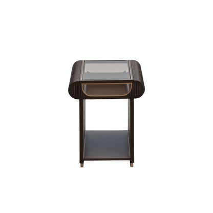 AICO by Michael Amini - West Kensington End Table - Medium Espresso - 9096202-417 view 3