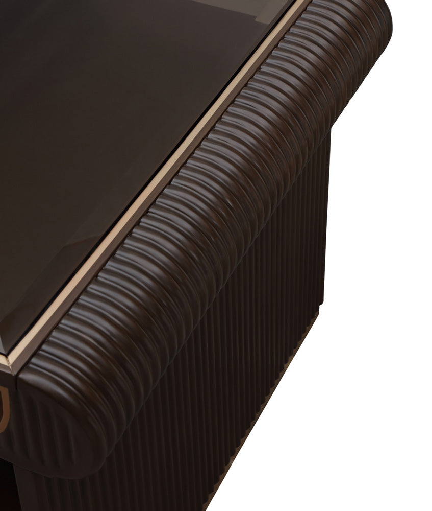 AICO by Michael Amini - West Kensington End Table - Medium Espresso - 9096202-417 view 6