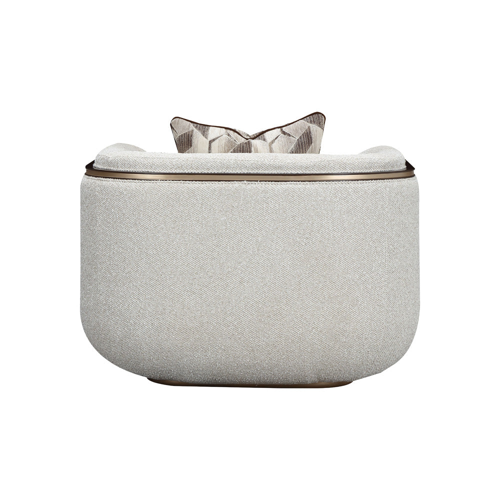 AICO by Michael Amini - West Kensington Matching Chair - Buff/Medium Espresso - 9096835-BUFF-417 view 7