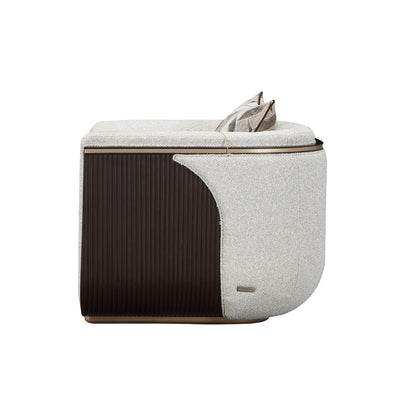 AICO by Michael Amini - West Kensington Matching Chair - Buff/Medium Espresso - 9096835-BUFF-417 view 9