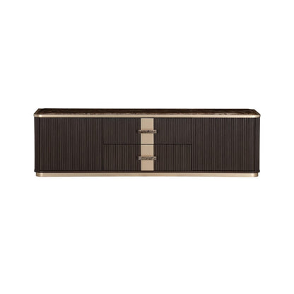 AICO by Michael Amini - West Kensington Media Cabinet - Medium Espresso - 9096081-417 view 2